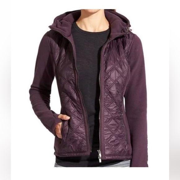 Athleta Jackets & Blazers - Athleta Vortex Women’s Fleece Jacket Plum/Purple Size Large